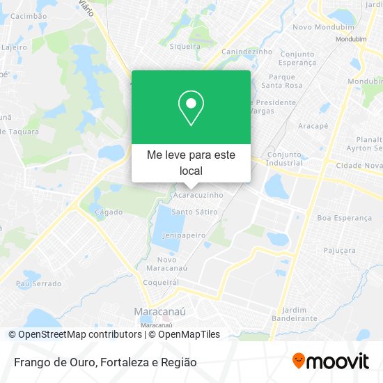 Frango de Ouro mapa