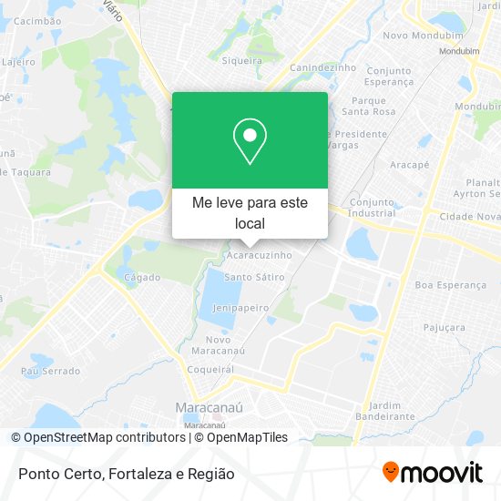 Ponto Certo mapa