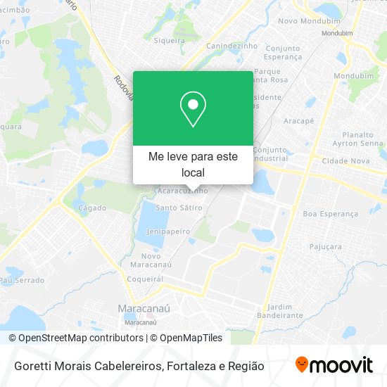 Goretti Morais Cabelereiros mapa