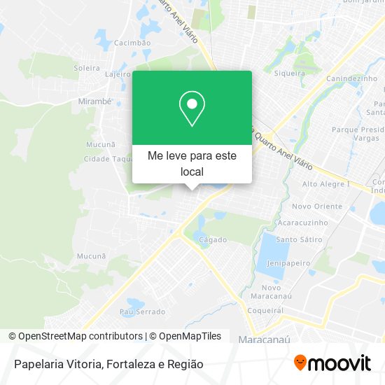 Papelaria Vitoria mapa