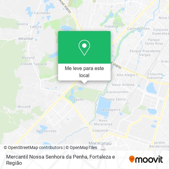 Mercantil Nossa Senhora da Penha mapa