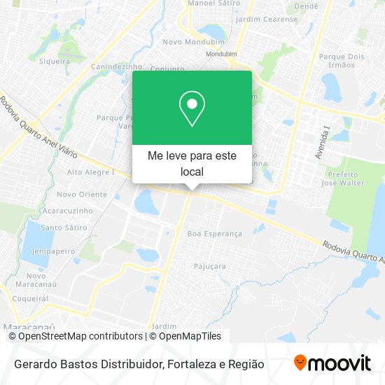 Gerardo Bastos Distribuidor mapa