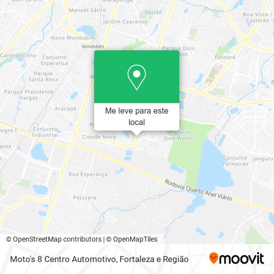 Moto's 8 Centro Automotivo mapa