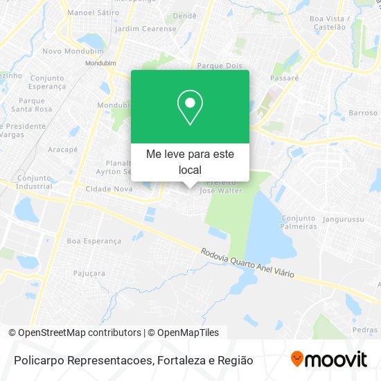 Policarpo Representacoes mapa