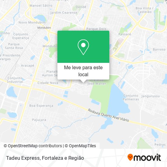 Tadeu Express mapa