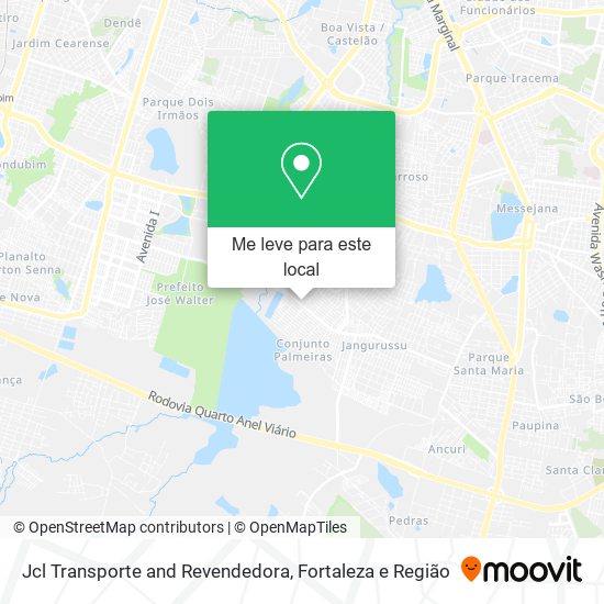 Jcl Transporte and Revendedora mapa