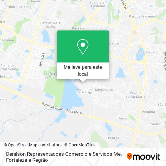 Denilson Representacoes Comercio e Servicos Me mapa