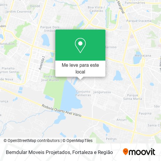 Bemdular Moveis Projetados mapa