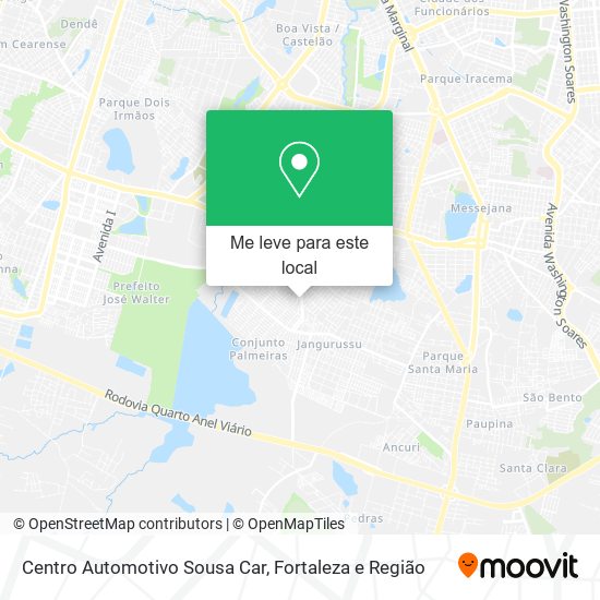 Centro Automotivo Sousa Car mapa