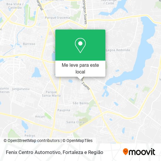Fenix Centro Automotivo mapa