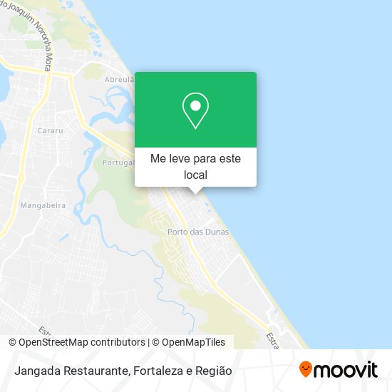 Jangada Restaurante mapa