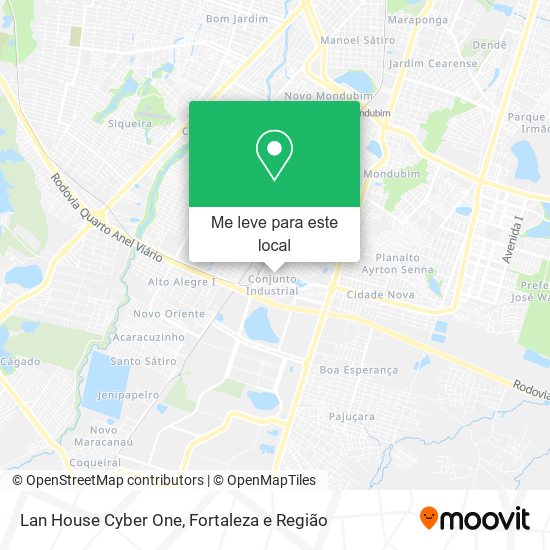 Lan House Cyber One mapa