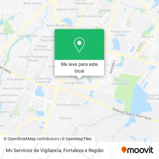 Mv Servicos de Vigilancia mapa