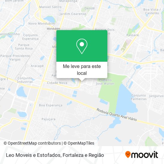 Leo Moveis e Estofados mapa