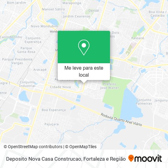 Deposito Nova Casa Construcao mapa