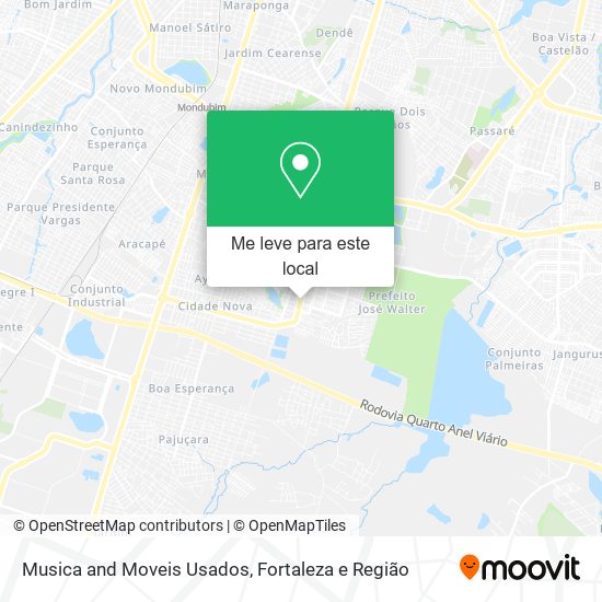 Musica and Moveis Usados mapa