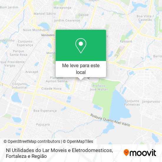 Nl Utilidades do Lar Moveis e Eletrodomesticos mapa