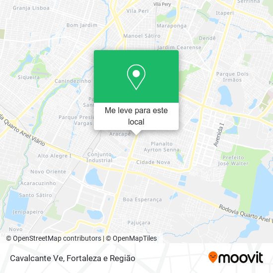 Cavalcante Ve mapa