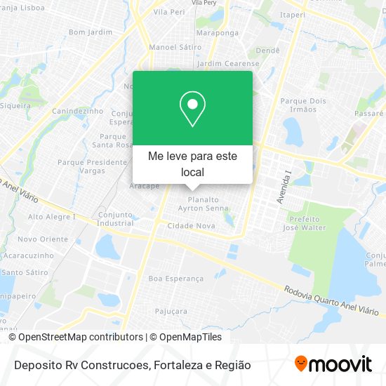 Deposito Rv Construcoes mapa