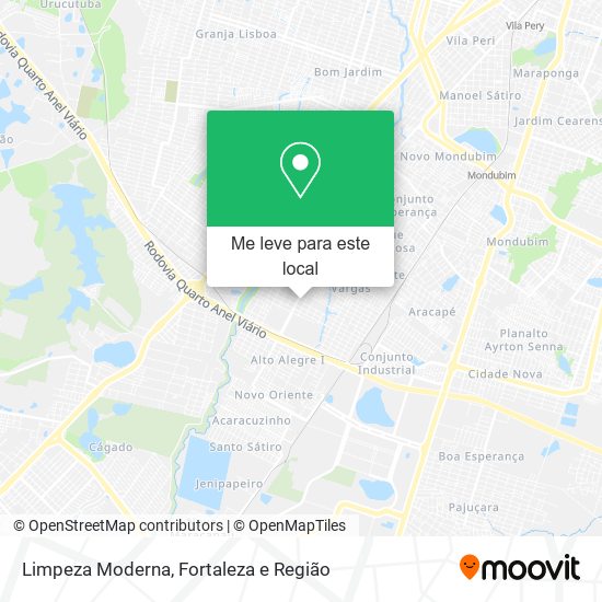 Limpeza Moderna mapa