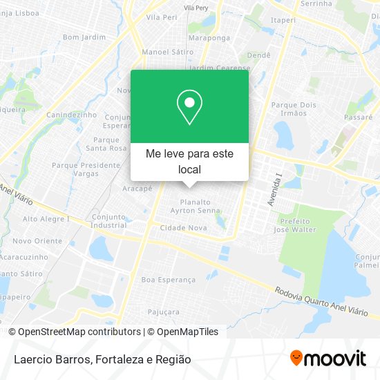 Laercio Barros mapa