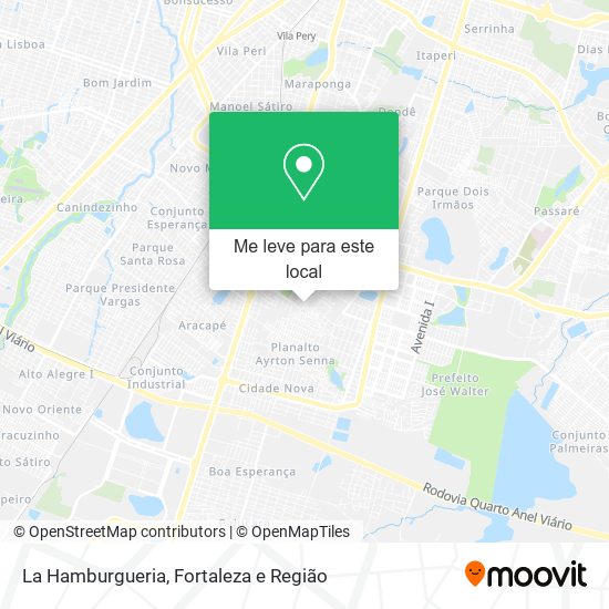 La Hamburgueria mapa