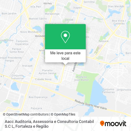 Aacc Auditoria, Assessoria e Consultoria Contabil S.C L mapa