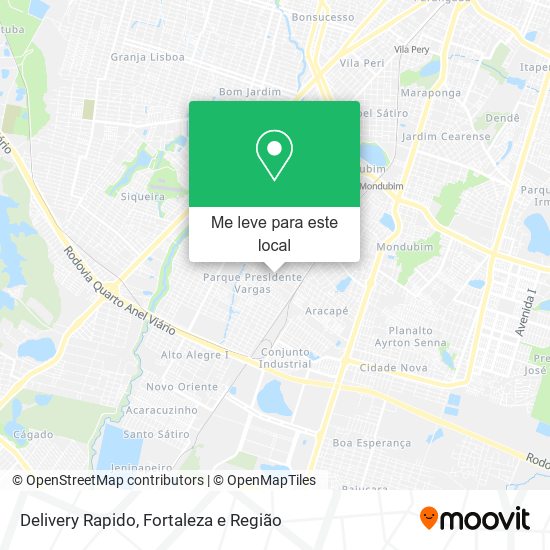 Delivery Rapido mapa