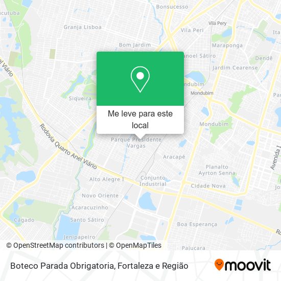 Boteco Parada Obrigatoria mapa