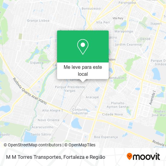 M M Torres Transportes mapa