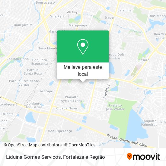 Liduina Gomes Servicos mapa