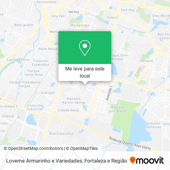 Loveme Armarinho e Variedades mapa