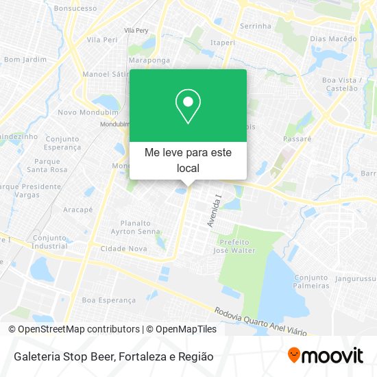 Galeteria Stop Beer mapa