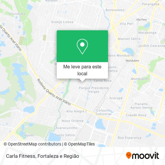 Carla Fitness mapa