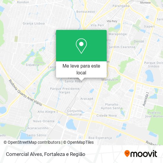 Comercial Alves mapa