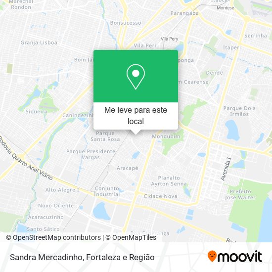 Sandra Mercadinho mapa