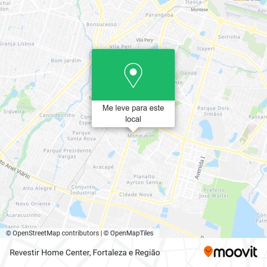 Revestir Home Center mapa