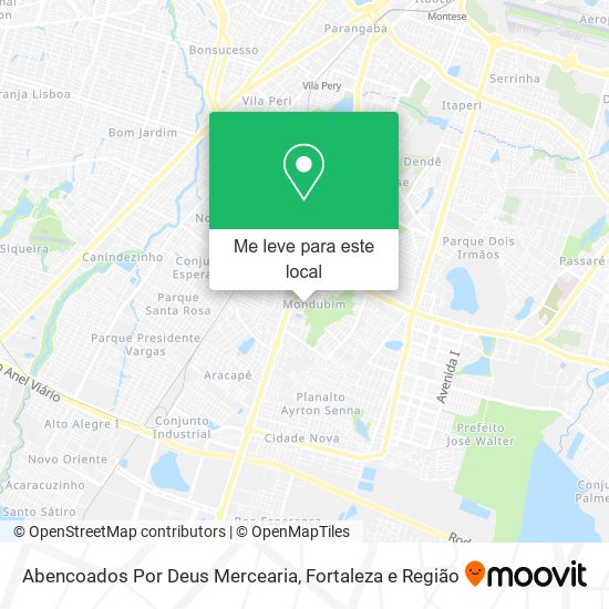 Abencoados Por Deus Mercearia mapa