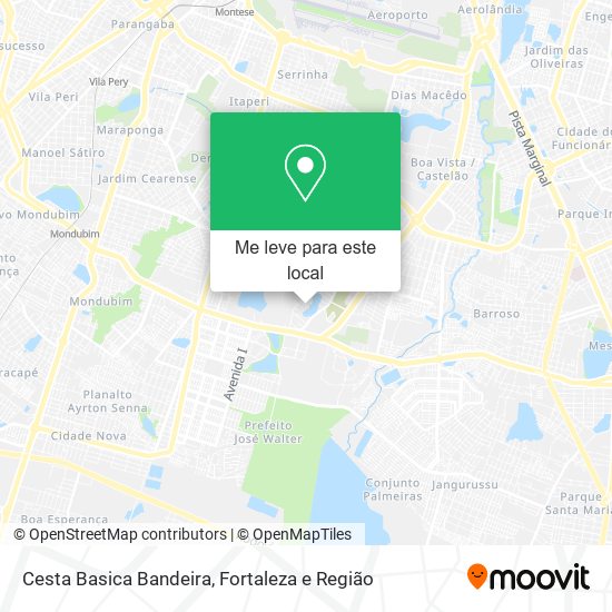Cesta Basica Bandeira mapa