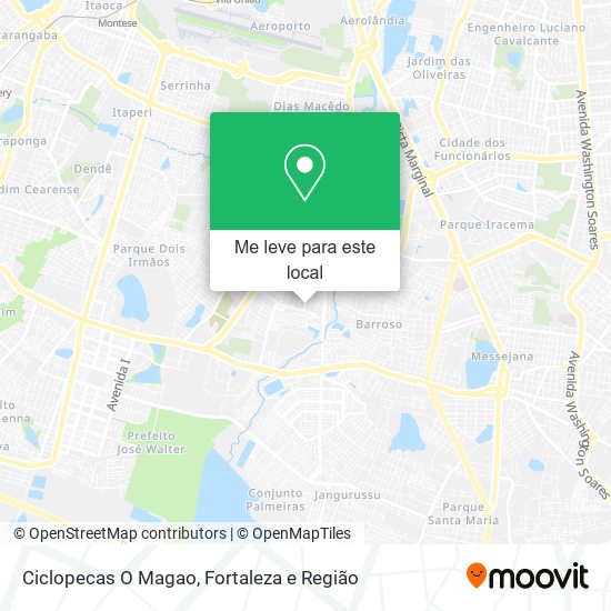 Ciclopecas O Magao mapa