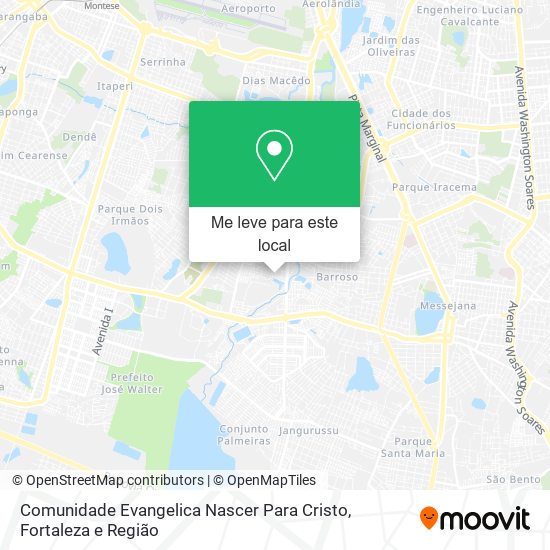 Comunidade Evangelica Nascer Para Cristo mapa