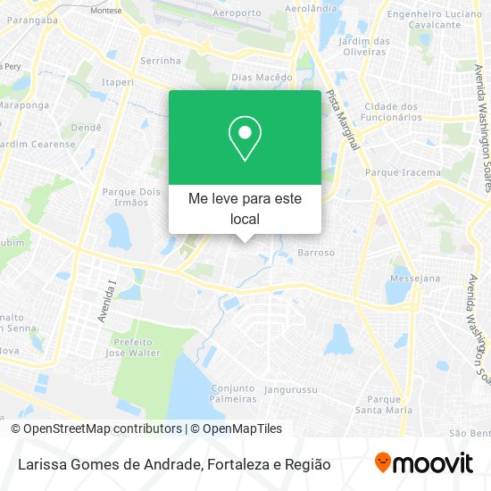 Larissa Gomes de Andrade mapa