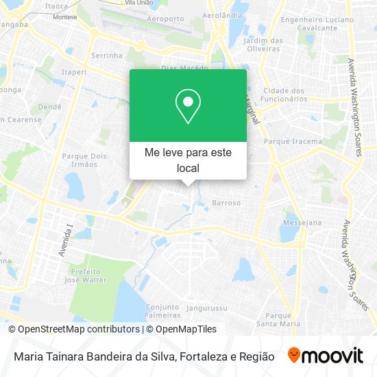 Maria Tainara Bandeira da Silva mapa