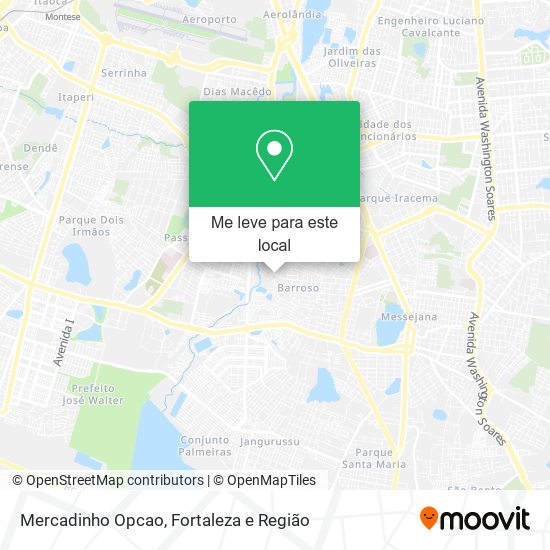 Mercadinho Opcao mapa