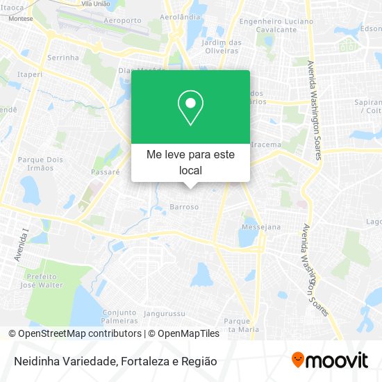 Neidinha Variedade mapa