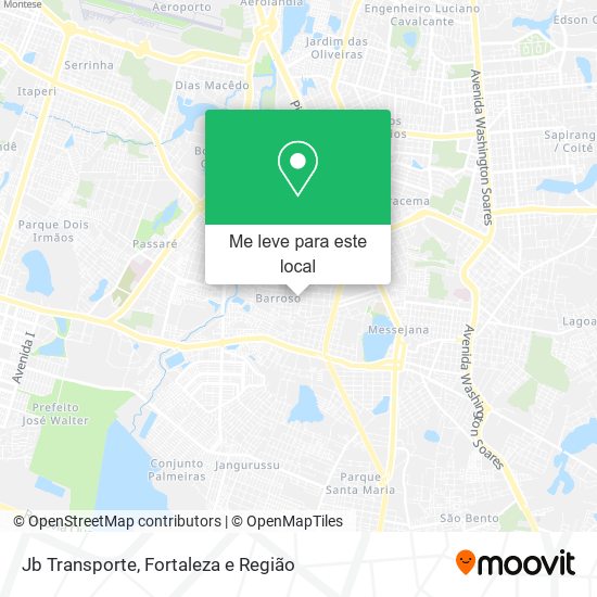 Jb Transporte mapa