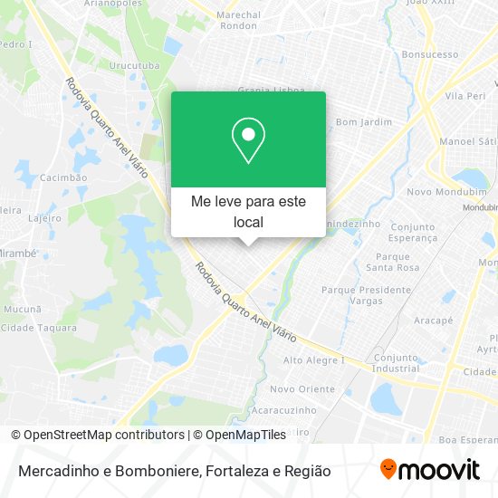 Mercadinho e Bomboniere mapa