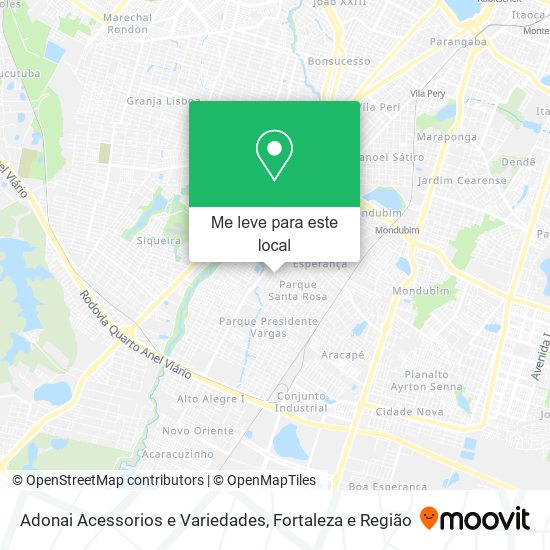 Adonai Acessorios e Variedades mapa