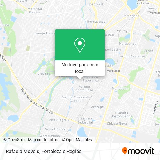 Rafaela Moveis mapa