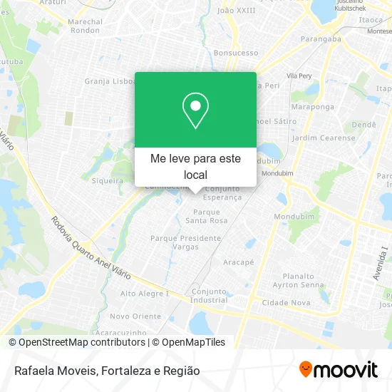 Rafaela Moveis mapa